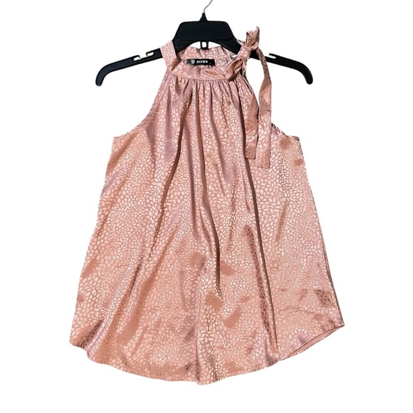 Source Unknown Tops - BTFBM Silky Sleeveless Pink Top Size Small